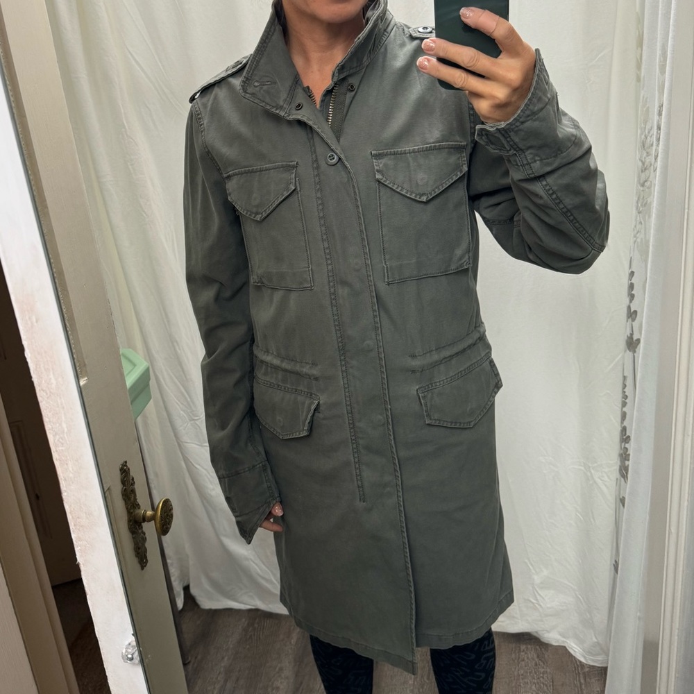 Preloved Alfa Industries army green coat